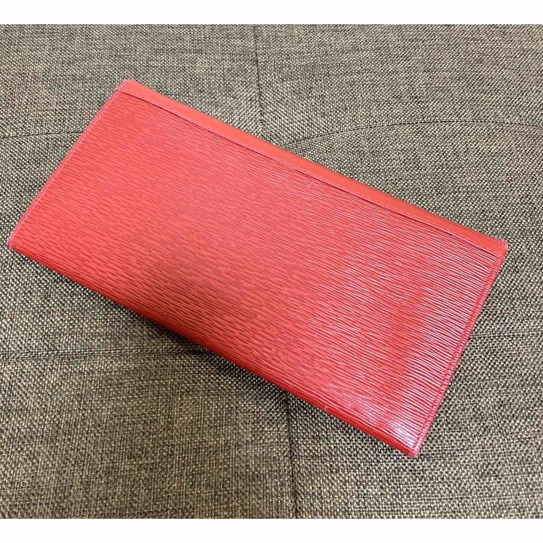 【美品】クリスチャンモード 長財布 赤色 送料無料 レディースのファッション小物(財布)の商品写真