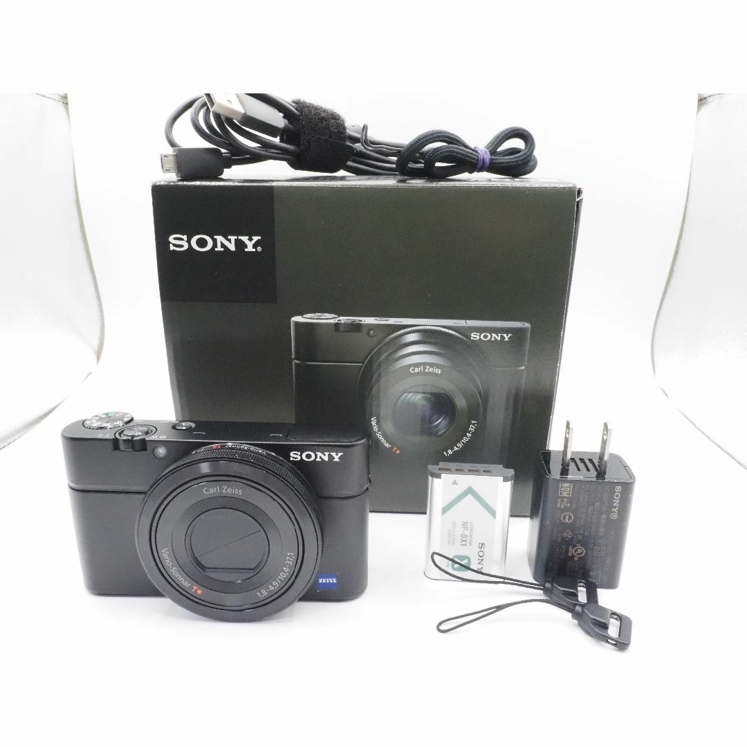 SONY(ソニー)の■並品■ ソニー SONY DSC-RX100 【元箱・付属】 ♯0494 スマホ/家電/カメラのカメラ(コンパクトデジタルカメラ)の商品写真