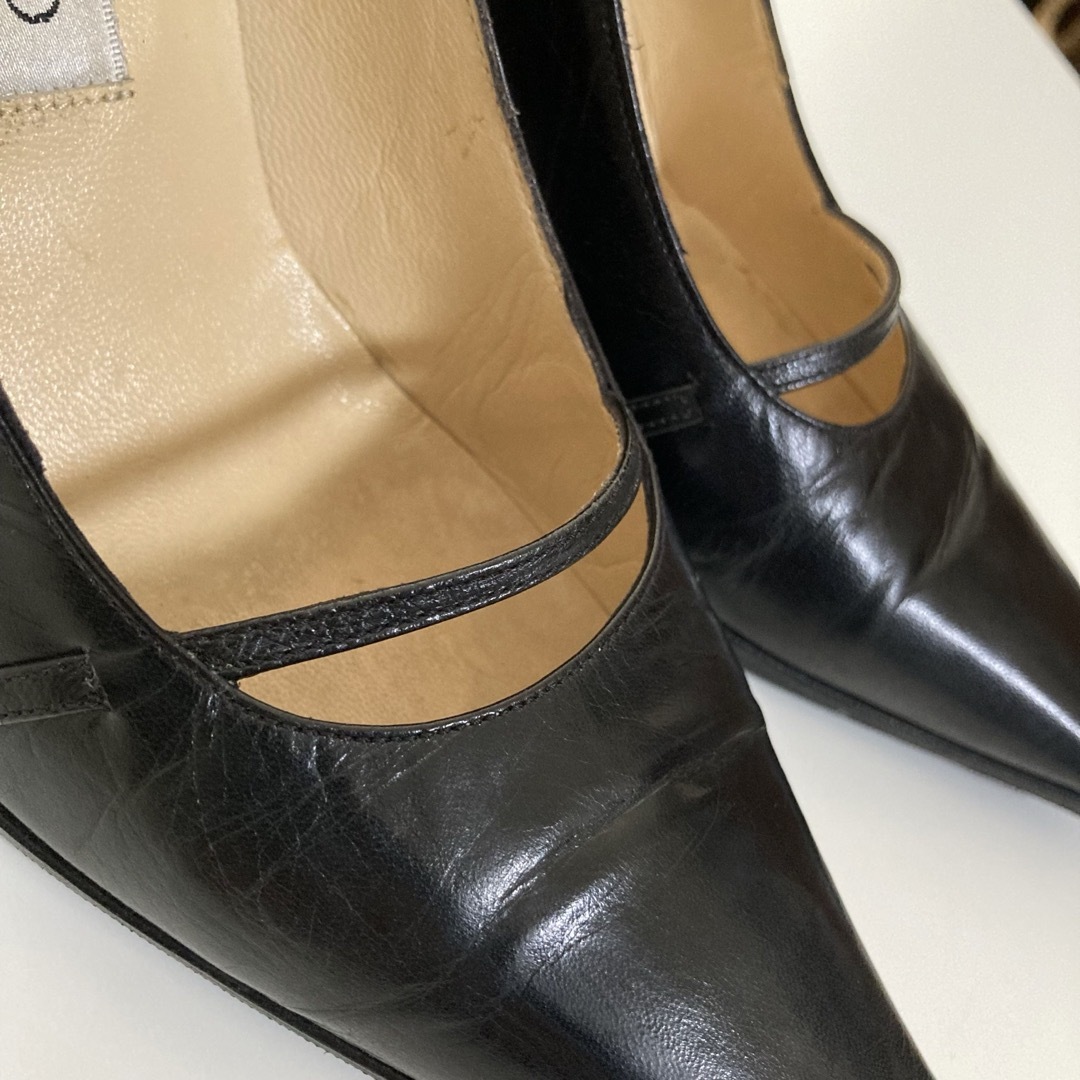 JIMMY CHOO ジミーチュウパンプス36.5黒 JIMMY CHOO ジミーチュウパンプス36.5黒