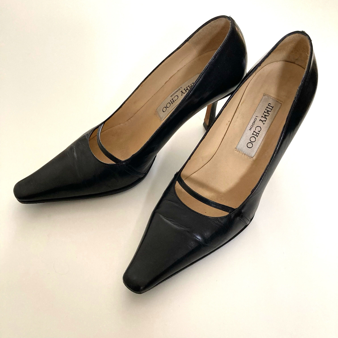 JIMMY CHOO - JIMMY CHOO ジミーチュウ パンプス レザー JIMMY CHOO - JIMMY CHOO ジミーチュウ パンプス レザー