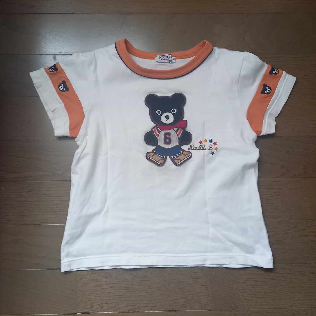 mikihouse(ミキハウス)のくまさんTシャツ　サイズ110 キッズ/ベビー/マタニティのキッズ服男の子用(90cm~)(Tシャツ/カットソー)の商品写真