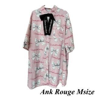 アンクルージュ(Ank Rouge)の☆最終値下げ☆【Ank Rouge】アンクルージュ リボンシャツワンピース地雷系(ひざ丈ワンピース)