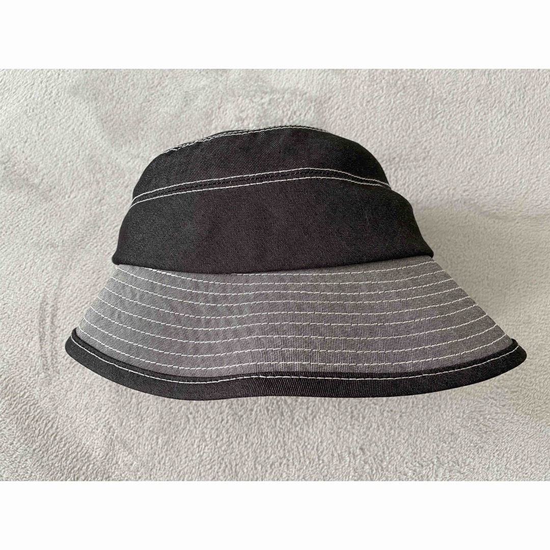 override(オーバーライド)のシャポードオー　デニムハット　ブラック レディースの帽子(ハット)の商品写真