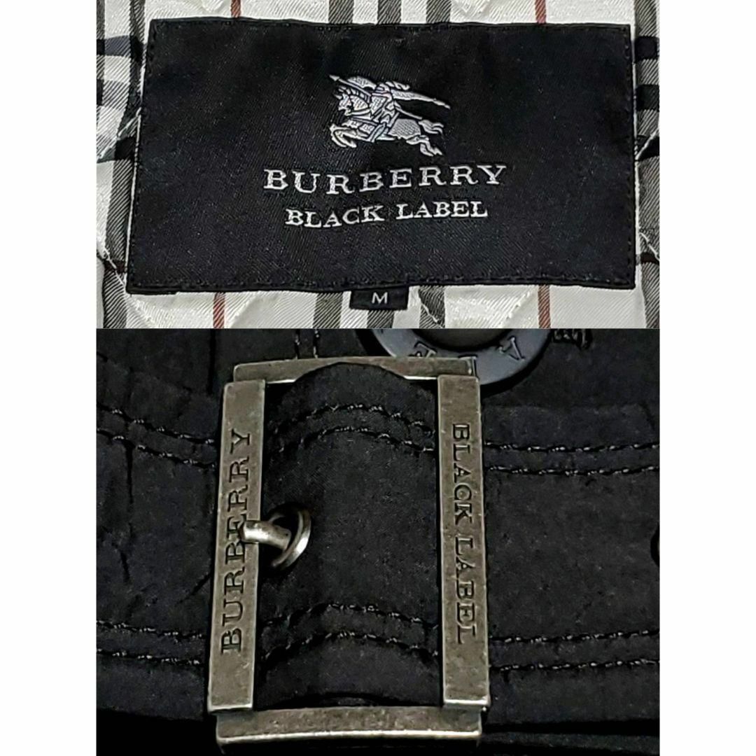 BURBERRY BLACK LABEL(バーバリーブラックレーベル)のM バーバリーブラックレーベル トレンチ ノバチェック 中綿 ライナー 黒 メンズのジャケット/アウター(トレンチコート)の商品写真