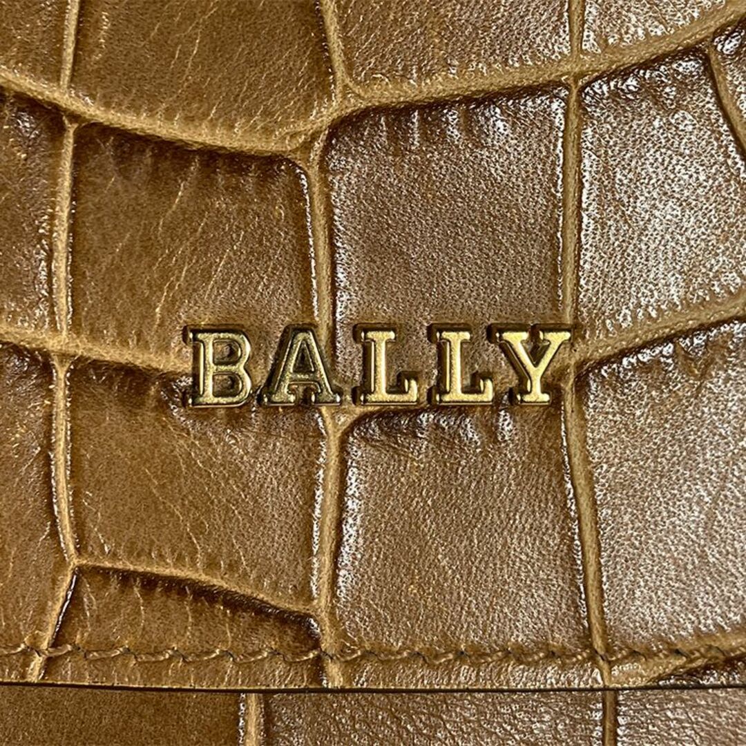 Bally(バリー)のBALLY クロコ型押し レザー ワンショルダー ショルダーバッグ イタリア製 レディースのバッグ(ショルダーバッグ)の商品写真