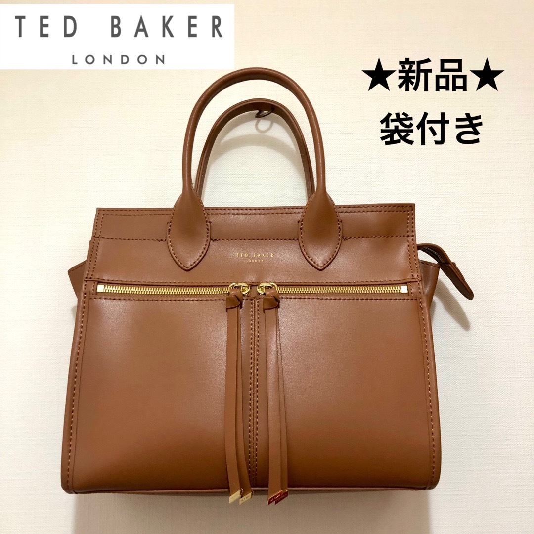 TED BAKER - ☆新品・タグ付き☆英国 TED BAKER レザートートバッグ