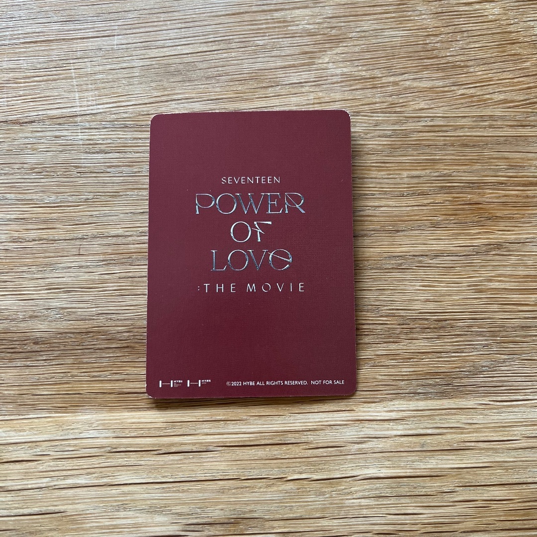 SEVENTEEN(セブンティーン)のSEVENTEEN ウォヌ　Power of love　トレカ エンタメ/ホビーのタレントグッズ(アイドルグッズ)の商品写真