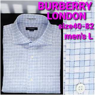バーバリー(BURBERRY)のBURBERRY LONDON ビジネスシャツ size40-82 メンズL(シャツ)