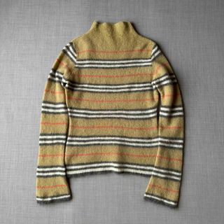 バーバリー(BURBERRY)の美品 Burberry London モヘア ハイネックセーター サイズ2(ニット/セーター)