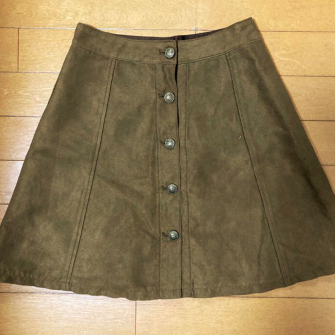 GU(ジーユー)のGUスエード風スカート レディースのスカート(ミニスカート)の商品写真