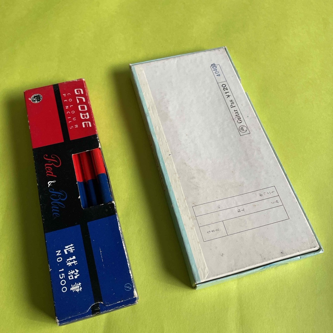 昭和レトロ 未使用 ギターパス 20色 クレパス/地球鉛筆 赤青 10 昭和レトロ 未使用 ギターパス 20色 クレパス/地球鉛筆 赤青 10