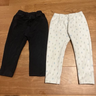UNIQLO - 90 女の子　ズボン　パンツ　2点セット