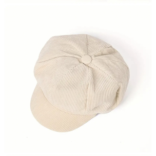 コーデュロイベレー帽(ハンチング/ベレー帽)