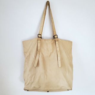 Maison Martin Margiela - maison martin margiela ⑪ レザー ビッグトート ベージュ