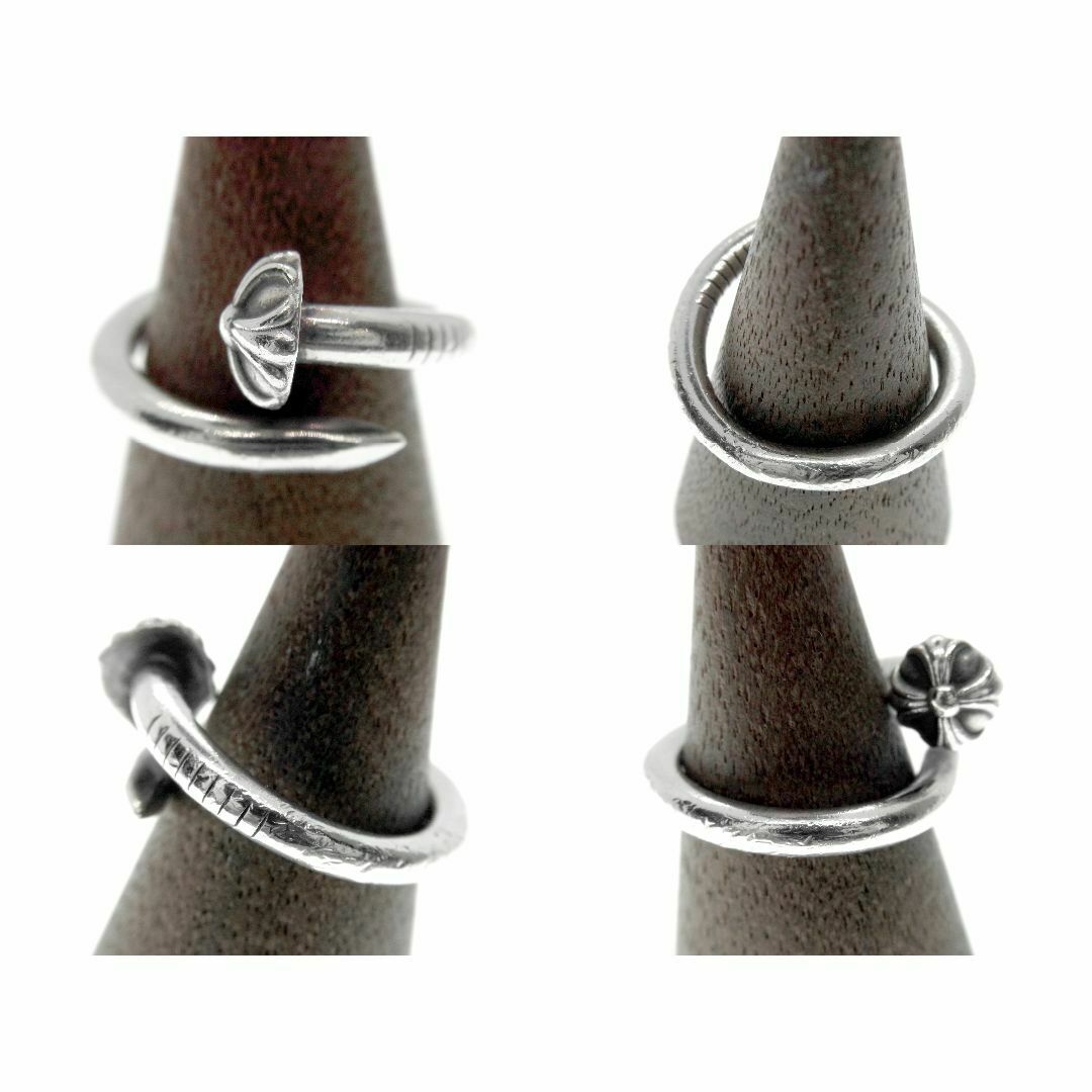 Chrome Hearts(クロムハーツ)のクロムハーツ CHROME HEARTS ■ 【 CROSSBALL NAIL RING 】 クロス ボール ネイル  リング　s2687 メンズのアクセサリー(リング(指輪))の商品写真