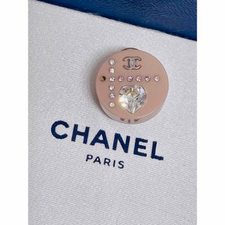 シャネル(CHANEL)の✨訳あり爆安✨シャネル　イヤリング片耳　ピンクラウンドハートストーン(イヤリング)