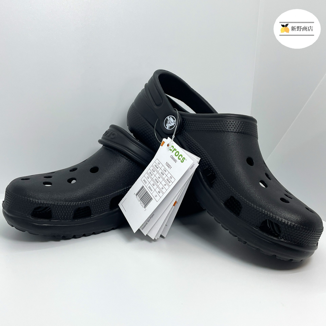 crocs(クロックス)の【新品未使用】クロックス classic ブラック M11 29cm メンズの靴/シューズ(サンダル)の商品写真