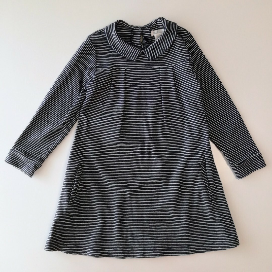 PETIT BATEAU(プチバトー)の中古 Olive Juice 襟つきワンピース 5Y オリーブジュース キッズ/ベビー/マタニティのキッズ服女の子用(90cm~)(ワンピース)の商品写真