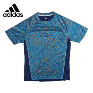 アディダス(adidas)のy2k ADIDAS ブルー AKTIV S/S Tシャツ(ウェア)