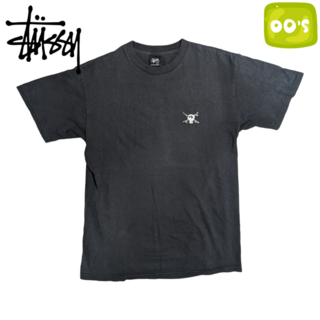ステューシー(STUSSY)の00s ビンテージ STUSSY 黒タグ ブラック 両面プリント 半袖Tシャツ(Tシャツ/カットソー(半袖/袖なし))