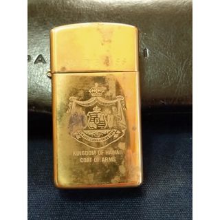 ジッポー(ZIPPO)のZIPPO SOLID BRASS 1995(タバコグッズ)