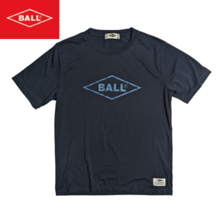 ボール(BALL)のBALL ダークブルー ロゴ 半袖Tシャツ(Tシャツ/カットソー(半袖/袖なし))