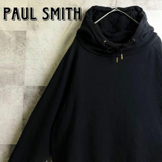 ポールスミス(Paul Smith)の希少 ポールスミス パーカー マルチカラーストライプライン ブラック M(パーカー)