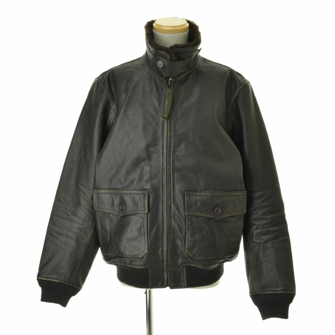 POLO RALPH LAUREN(ポロラルフローレン)の【POLORALPHLAUREN】G-1 BOMBER JACKET メンズのジャケット/アウター(レザージャケット)の商品写真