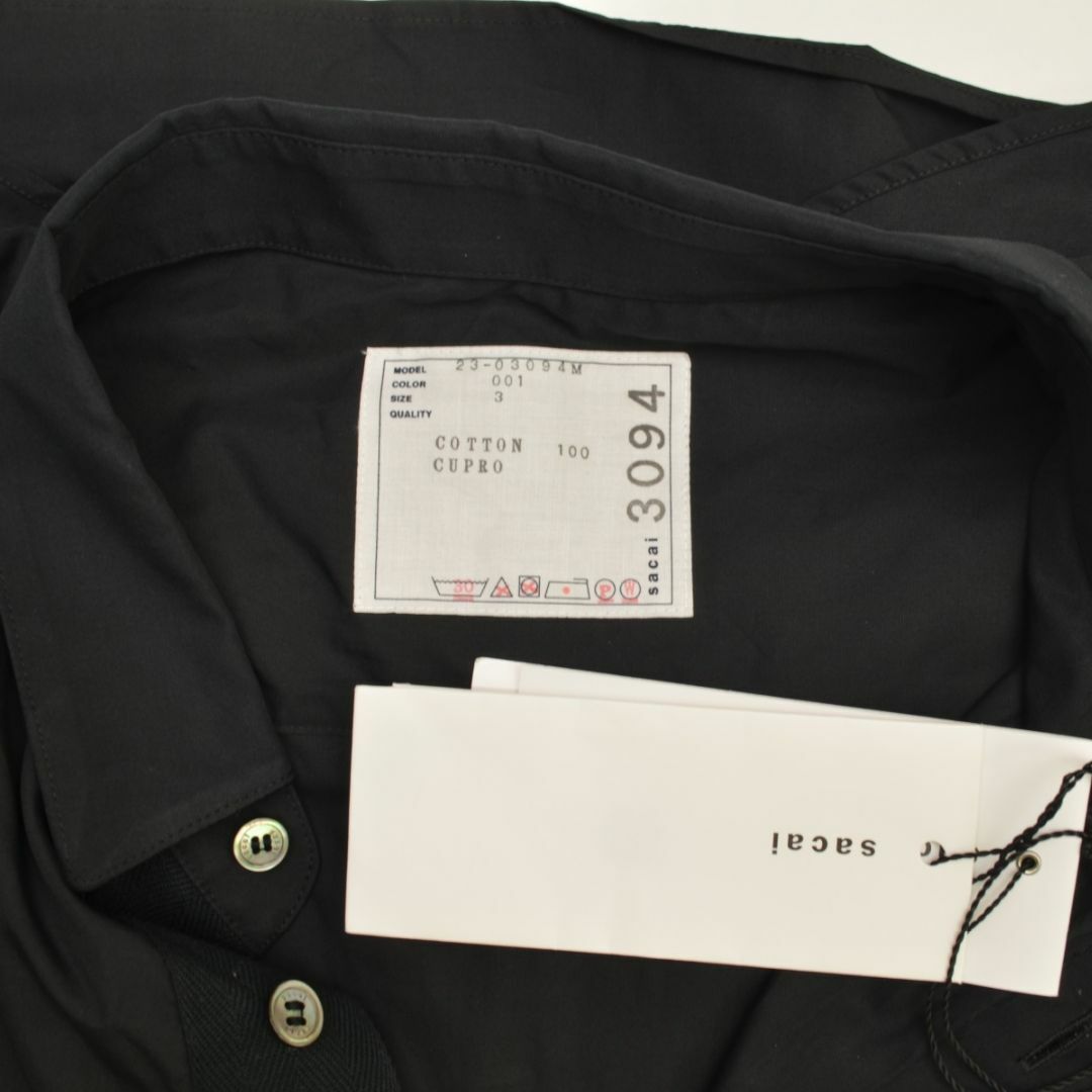 sacai(サカイ)の【sacai】Thomas Mason Cotton Poplin Shirt メンズのトップス(シャツ)の商品写真