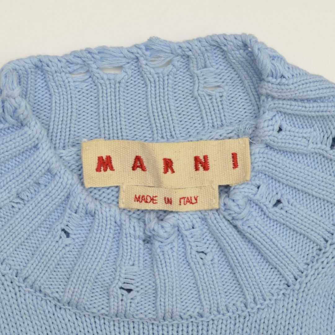 Marni(マルニ)の【MARNI】21AW ダメージ加工 コットンニット レディースのトップス(ニット/セーター)の商品写真