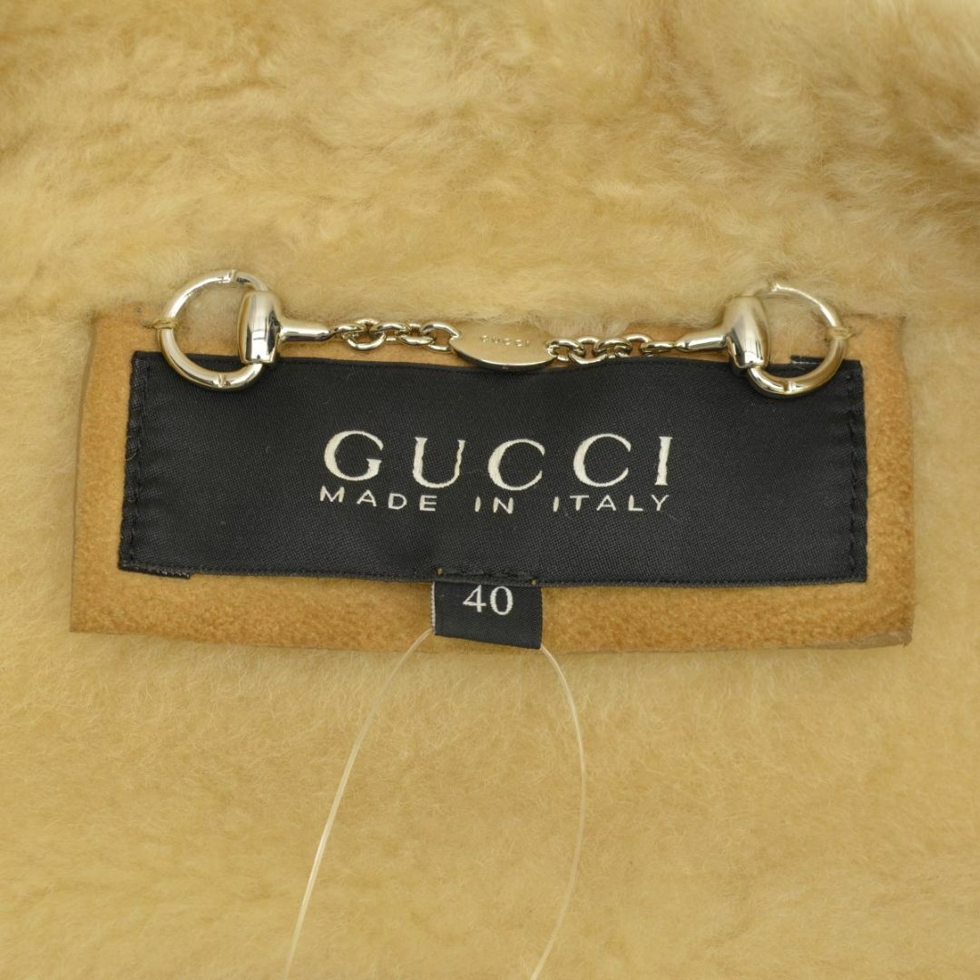 Gucci(グッチ)の【GUCCI】355982 XS196 ムートンレザーコート レディースのジャケット/アウター(ムートンコート)の商品写真