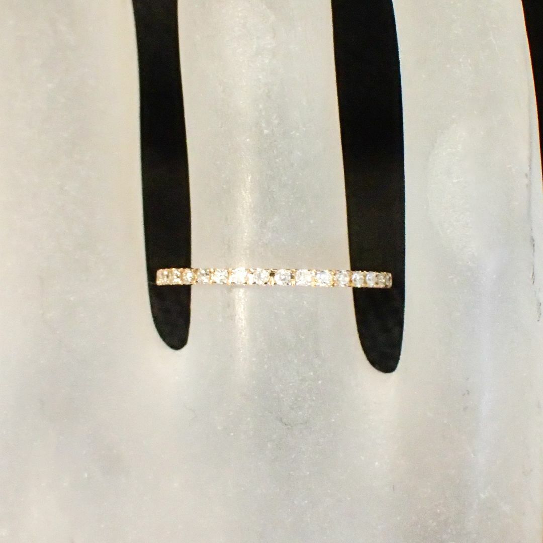 Vendome Aoyama(ヴァンドームアオヤマ)のヴァンドーム青山 ダイヤモンド 0.23ct K18PG エタニティ リング 9 レディースのアクセサリー(リング(指輪))の商品写真