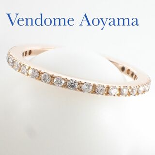 ヴァンドームアオヤマ(Vendome Aoyama)のヴァンドーム青山 ダイヤモンド 0.23ct K18PG エタニティ リング 9(リング(指輪))