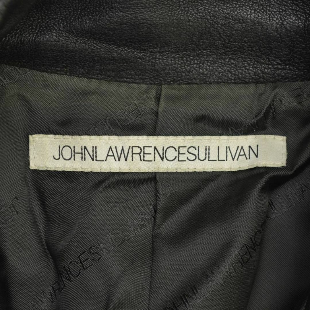 JOHN LAWRENCE SULLIVAN(ジョンローレンスサリバン)の【JOHNLAWRENCESULLIVAN】ラムスキンダブルライダースジャケット メンズのジャケット/アウター(ライダースジャケット)の商品写真