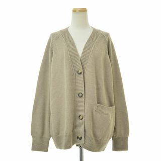 マーガレットハウエル(MARGARET HOWELL)の【MARGARETHOWELL】22AW CHUNKY WOOL カーディガン(カーディガン)