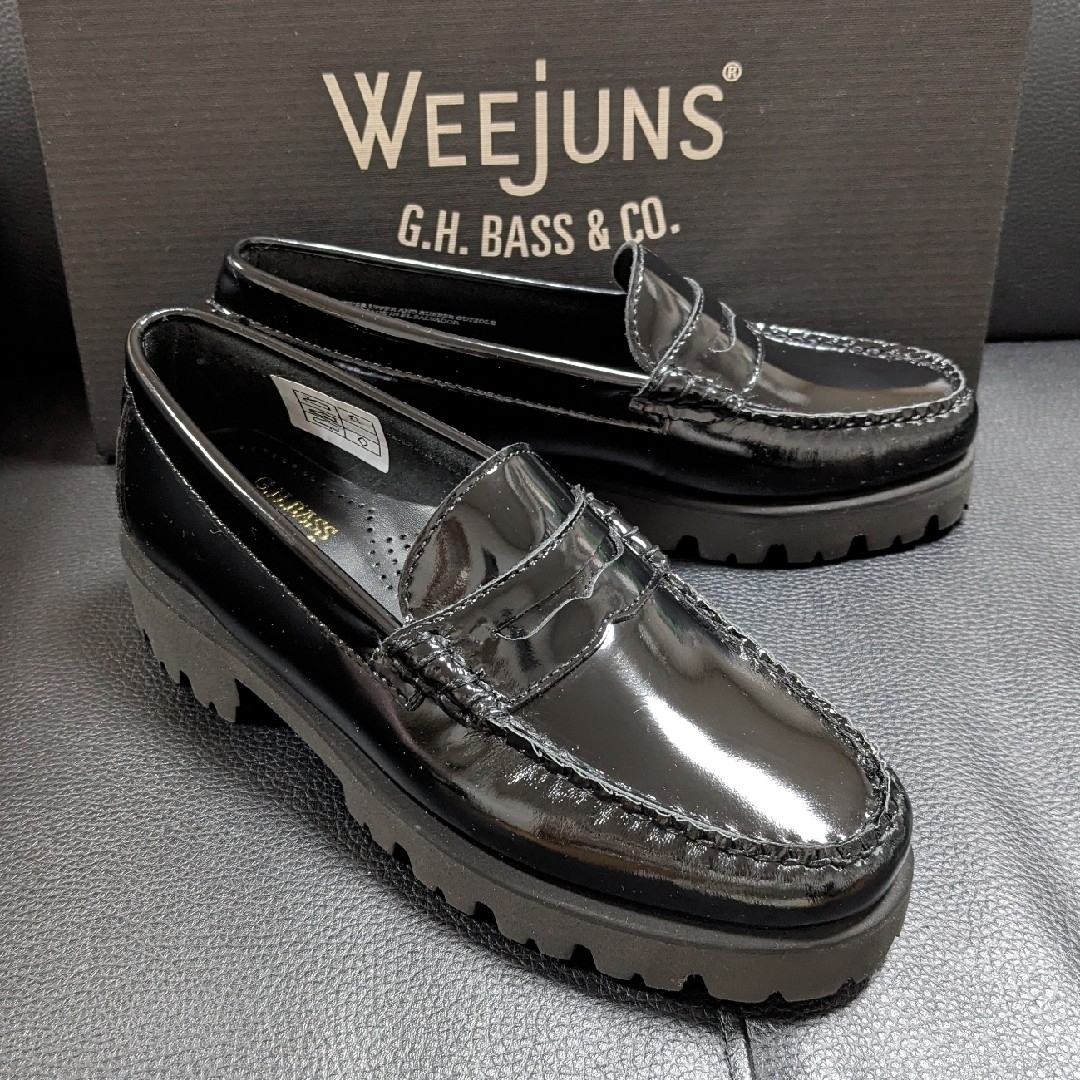 G.H.BASS(ジーエイチバス)の新品 G.H.BASS エナメル ローファー レディース レディースの靴/シューズ(ローファー/革靴)の商品写真