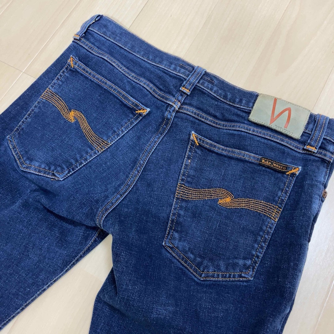 Nudie Jeans(ヌーディジーンズ)のヌーディージーンズ LONG JOHN 31 ストレッチスキニーデニム メンズのパンツ(デニム/ジーンズ)の商品写真