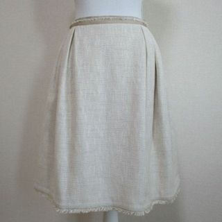 フォクシー(FOXEY)のフォクシー FOXEY 綿100% スカート 40 日本製 美品 春夏(ひざ丈スカート)