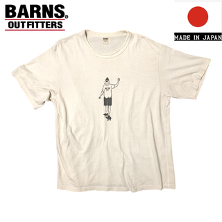 バーンズアウトフィッターズ(Barns OUTFITTERS)のBARNS OUTFITTERS ホワイト スケーター 半袖Tシャツ(Tシャツ/カットソー(半袖/袖なし))