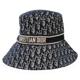 ディオール(Dior)のクリスチャン・ディオール ハット オブリーク 05CDO924I134 サイズ58 Christian Dior 帽子 トロッター(ハット)