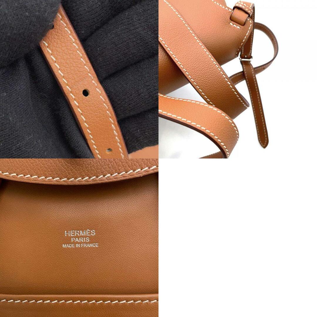 Hermes(エルメス)のエルメス リュック サックアド GR24 ゴールド/シルバー金具 エヴァーグレイン D刻印 バックパック レディースのバッグ(リュック/バックパック)の商品写真