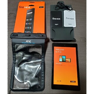 アマゾン(Amazon)のamazon fire HD8 第6世代 16GB (防水ケース付)タブレット(タブレット)
