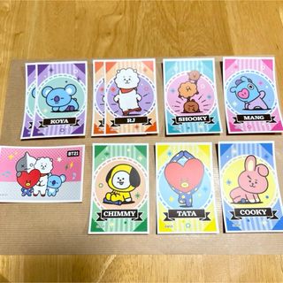 ボウダンショウネンダン(防弾少年団(BTS))のBTS  BT21  ステッカー　シール　10枚　全員(アイドルグッズ)