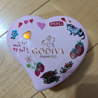 GODIVA - GODIVA バレンタイン 2024 ミニハート缶
