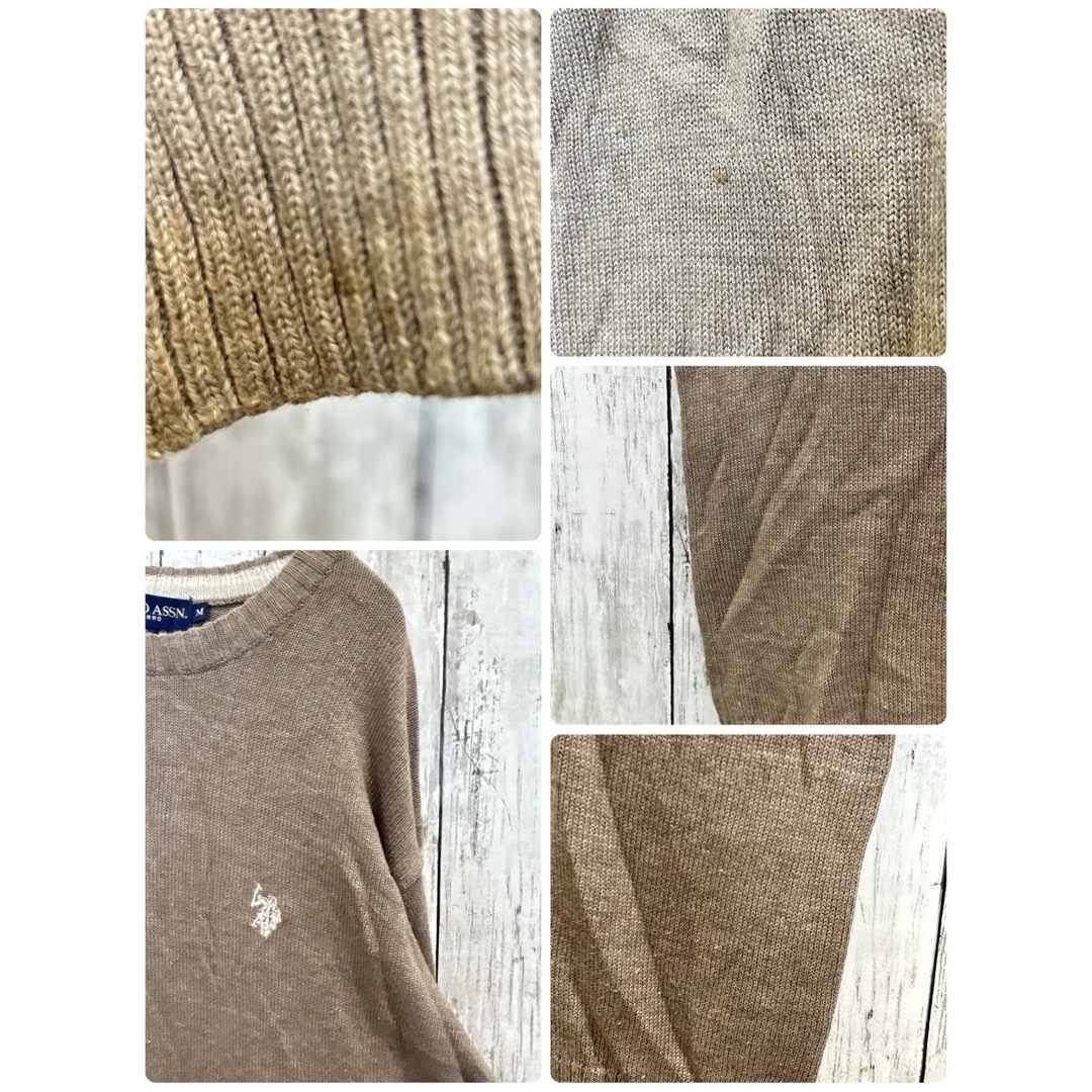 U.S. POLO ASSN.(ユーエスポロアッスン)のU.S.POLOASSN  US ポロアッスン　ニット　セーター　春服　秋服　M メンズのトップス(ニット/セーター)の商品写真