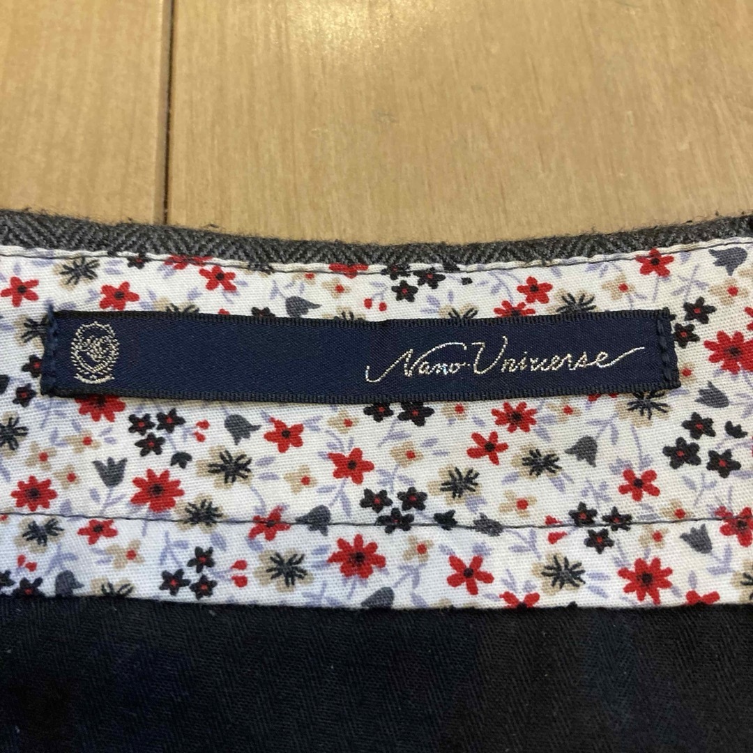 nano・universe(ナノユニバース)のナノユニバース カーゴスラックス グレーパンツ ヘリンボーン メンズのパンツ(スラックス)の商品写真