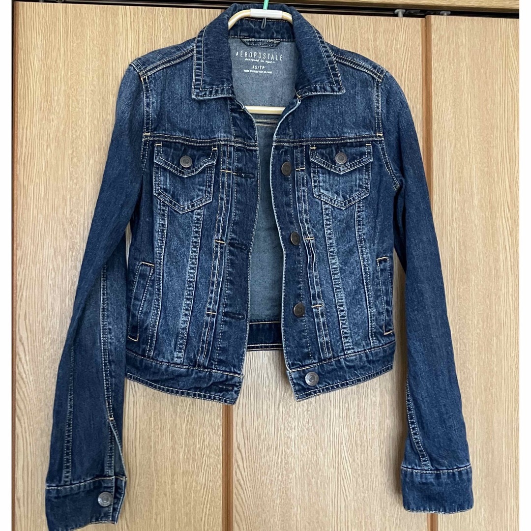 AEROPOSTALE - Aeropostale ビンテージブルー デニムジャケット AEROPOSTALE - Aeropostale ビンテージブルー デニムジャケット