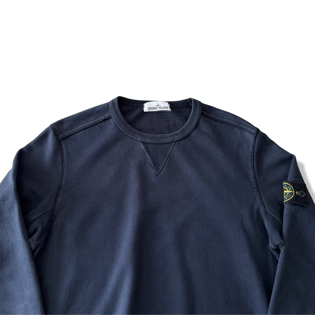 STONE ISLAND(ストーンアイランド)の【2018SS】STONE ISLAND クルーネックスウェット M ネイビー メンズのトップス(スウェット)の商品写真