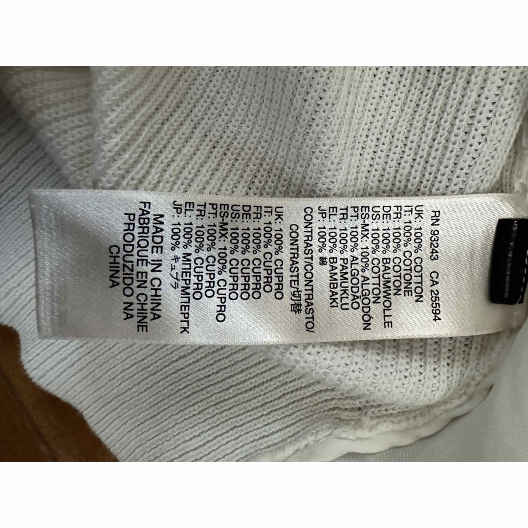 DIESEL(ディーゼル)のディーゼル　DIESEL コットンニット　セーター　白 レディースのトップス(ニット/セーター)の商品写真