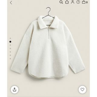 ザラホーム(ZARA HOME)の【ZARA HOME】フェイクムートンスウェットシャツ(ルームウェア)